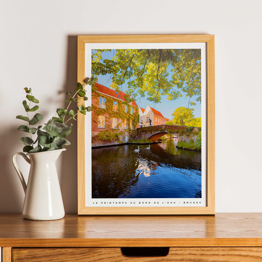 Le printemps au bord de l'eau - Bruges