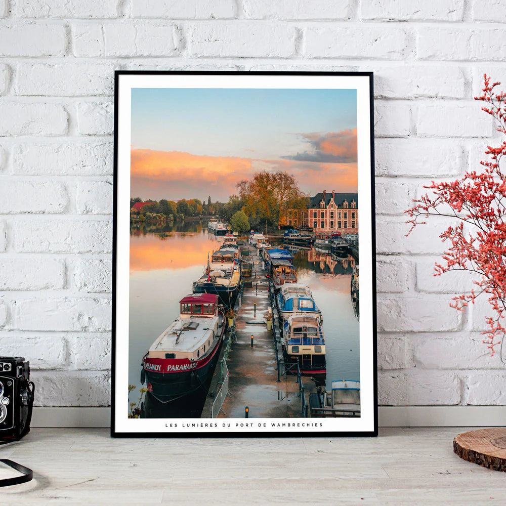 Les lumières du port de Wambrechies