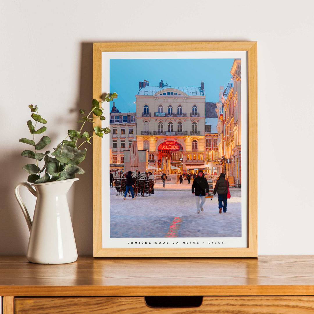 Lumière sous la neige - Lille