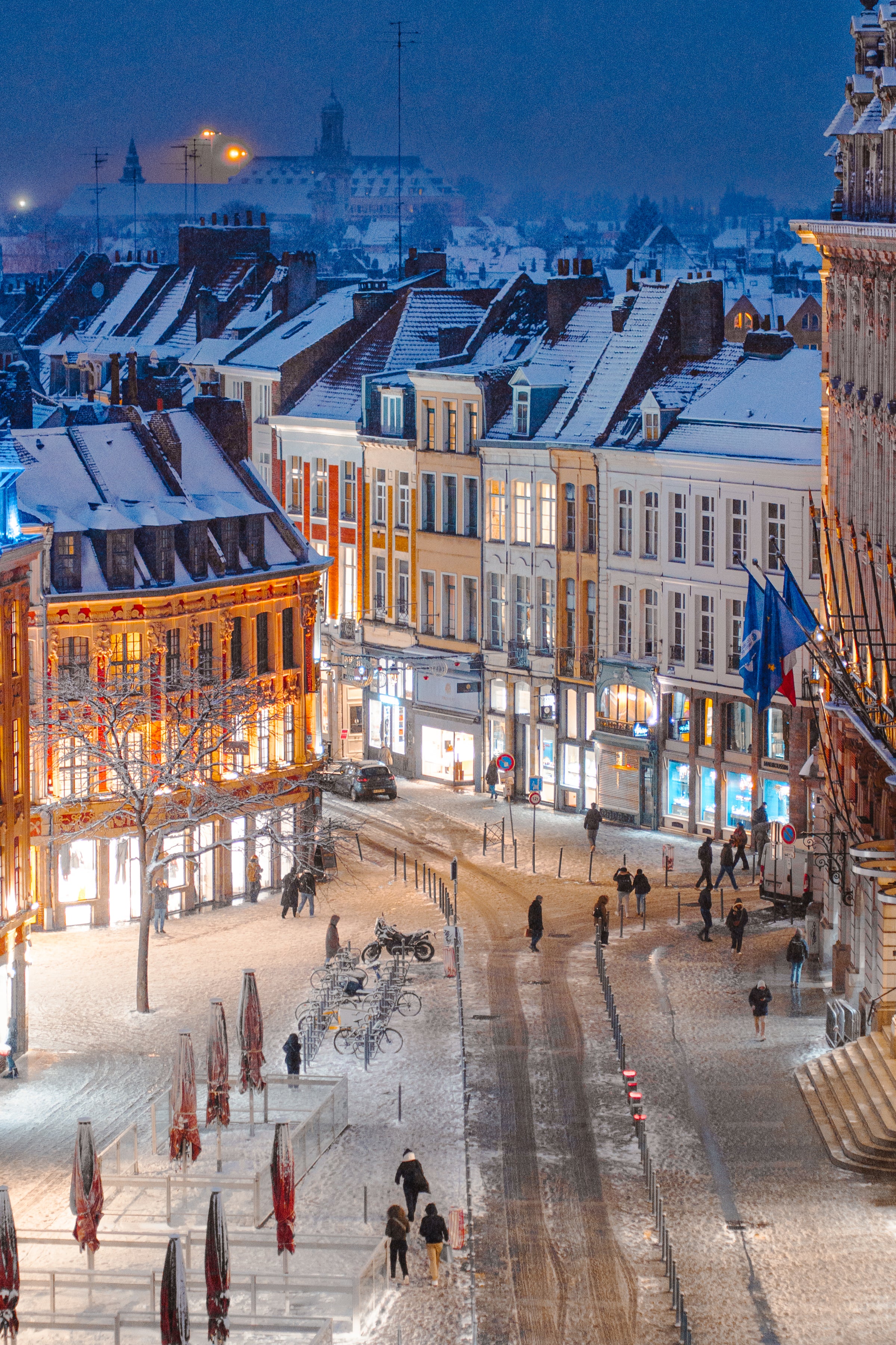 Neige à Lille