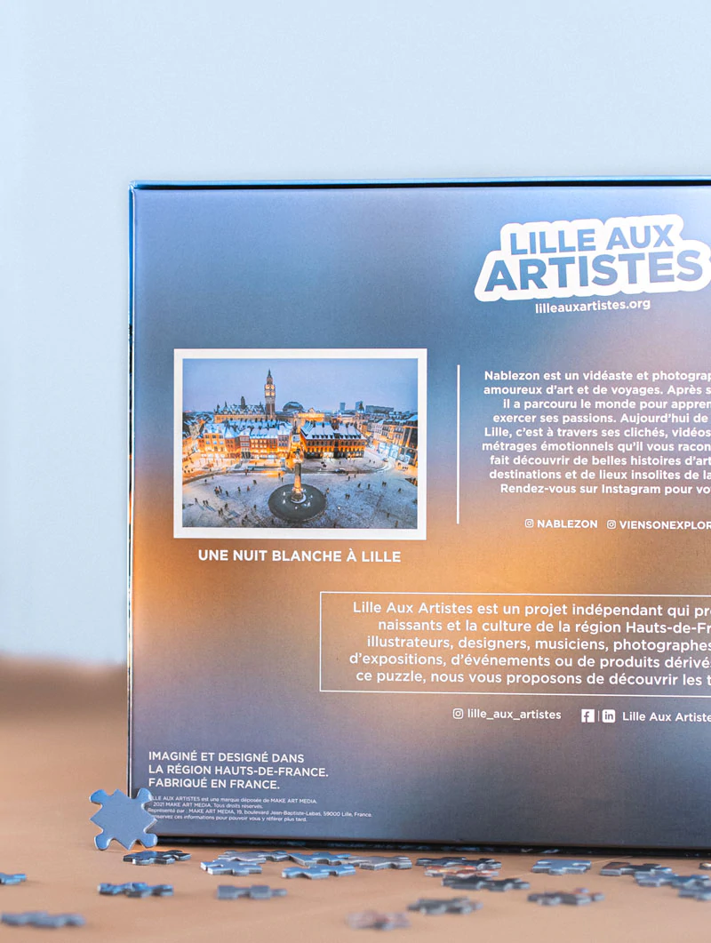Lille sous la neige - Puzzle